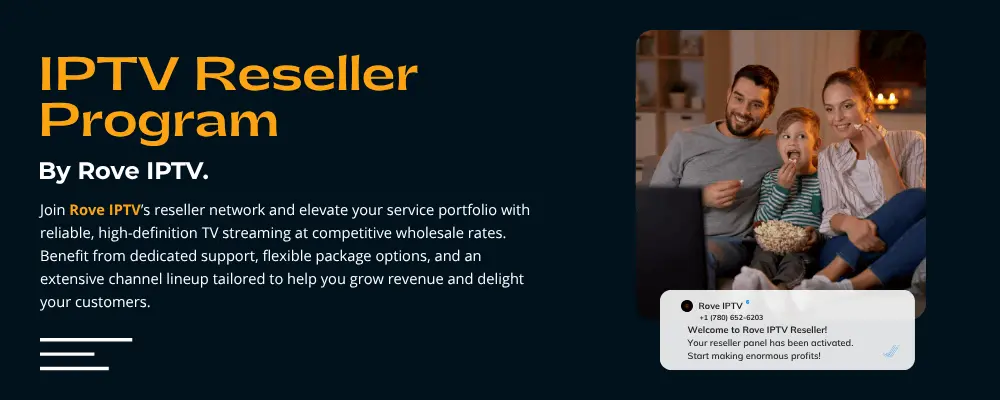 IPTV reseller program overview
